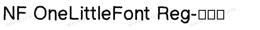 NF OneLittleFont Reg字体转换